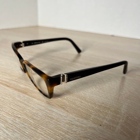 Valentino V2615R 214 Eyeglasses Tortoise Shell Frames 52-16-130 Italy - Picture 3 of 8